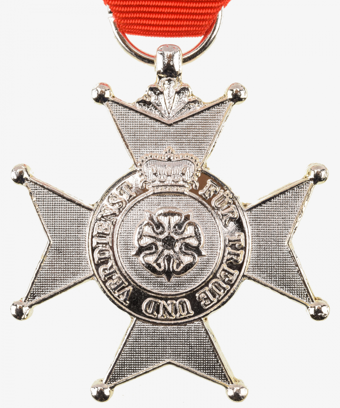 Lippe Detmold Fürstlich Lippischer Hauslage Silber's Cross of Merit